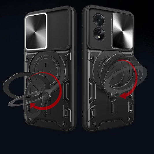 Cover til Oppo A60, Techsuit, CamGuard Pro, Blå