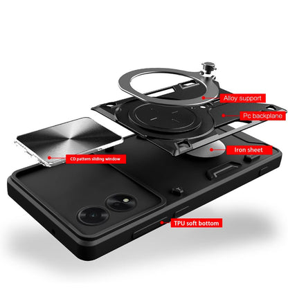 Cover til Oppo A60, Techsuit, CamGuard Pro, Lyserød Guld