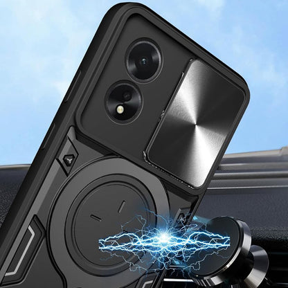 Cover til Oppo A60, Techsuit, CamGuard Pro, Lyserød Guld