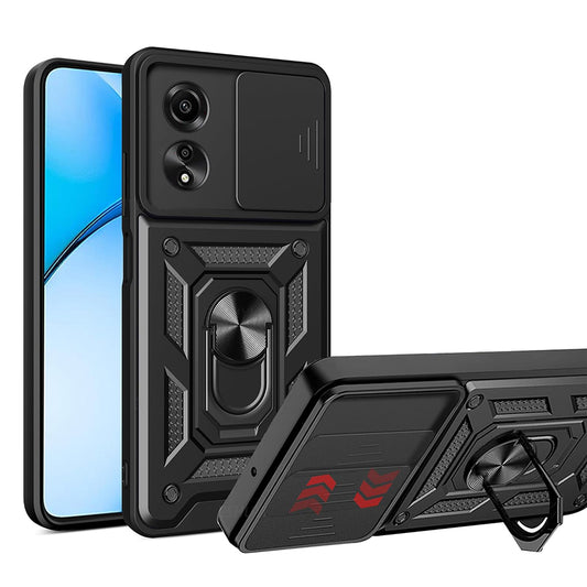 Cover til Oppo A60, Techsuit, CamShield, Sort