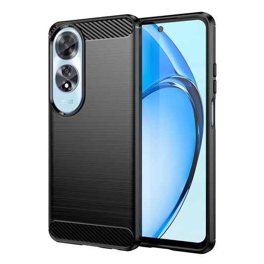 Cover til Oppo A60, Techsuit, Carbon, Sort