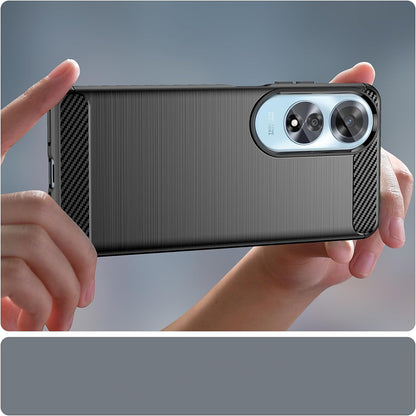 Cover til Oppo A60, Techsuit, Carbon, Sort