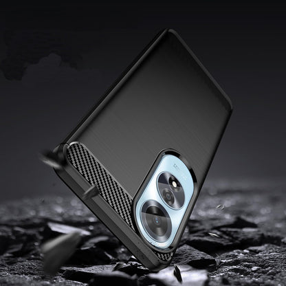 Cover til Oppo A60, Techsuit, Carbon, Sort