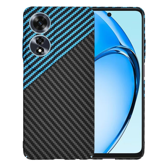 Cover til Oppo A60, Techsuit, Carbonite FiberShell, Sort Bleu