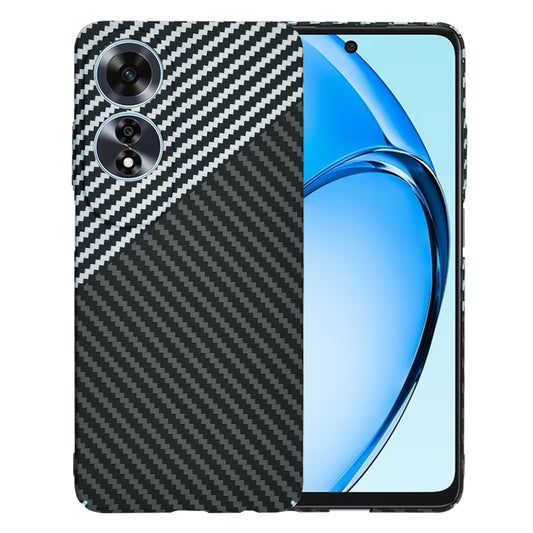 Cover til Oppo A60, Techsuit, Carbonite FiberShell, Sort Grå