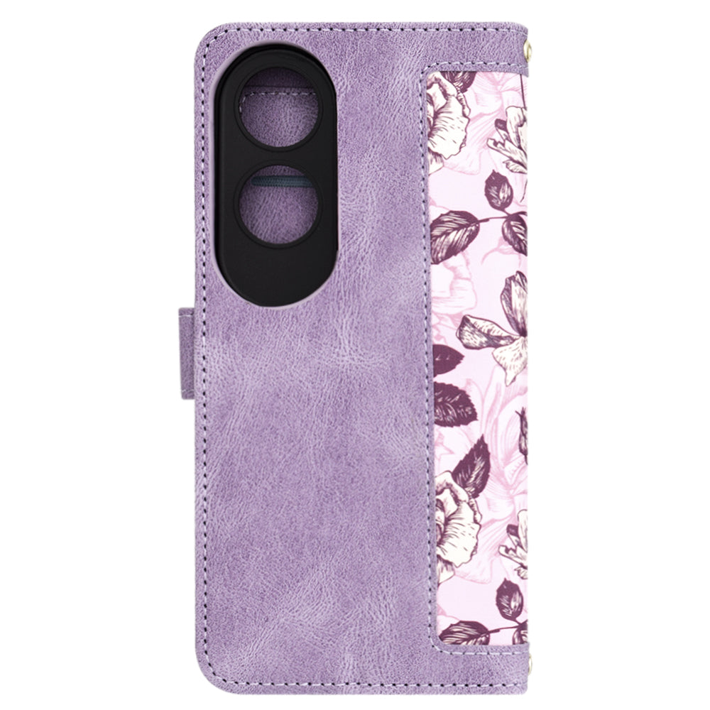 Etui til Oppo A60, Techsuit, FlipCraft, Lilla