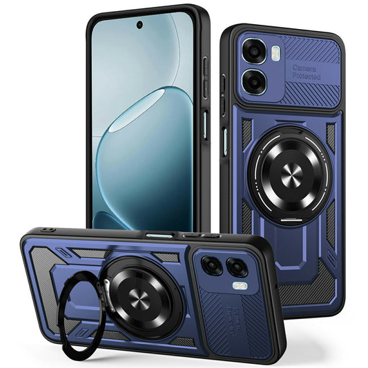 Cover til Oppo A6k 4G / A6x 4G / A6x, Techsuit, RuggedCam, Blå