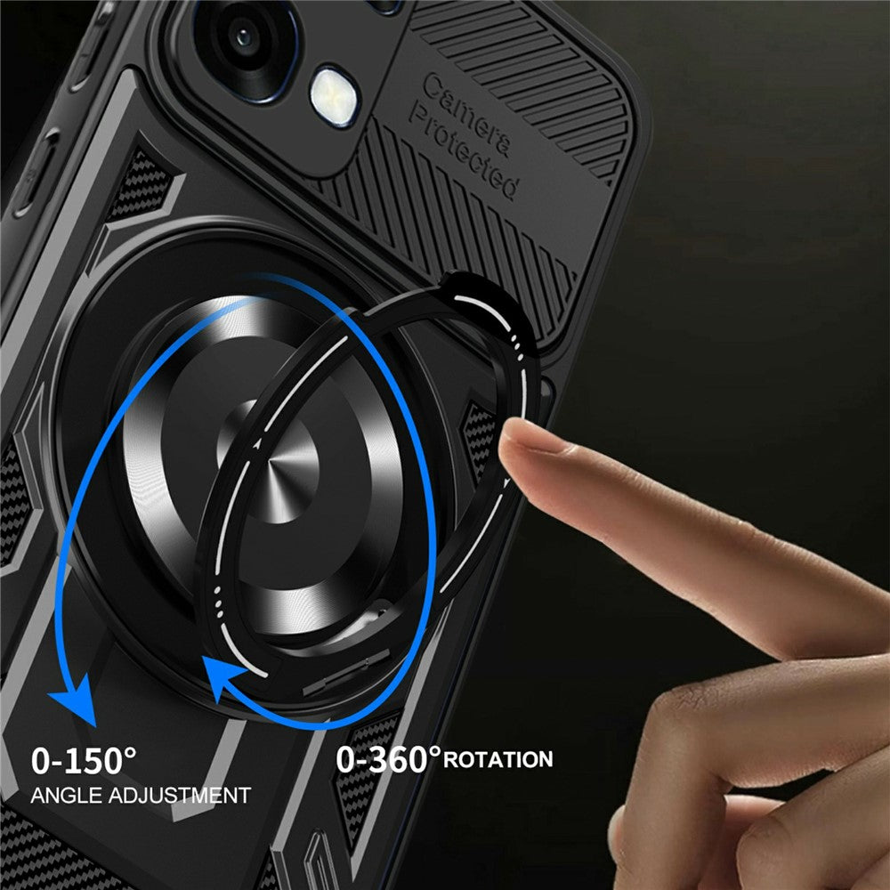 Cover til Oppo A6k 4G / A6x 4G / A6x, Techsuit, RuggedCam, Blå