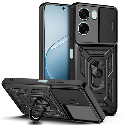 Etui til Oppo A6x 4G / A6x, Techsuit, CamShield, Sort
