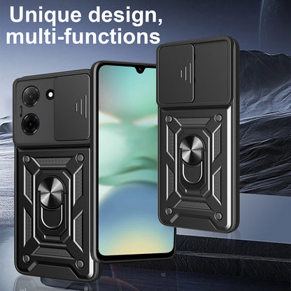 Etui til Oppo A6x 4G / A6x, Techsuit, CamShield, Sort