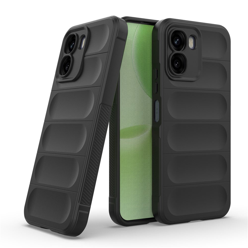 Etui til Oppo A6x 4G / A6x, Techsuit, Magic Shield, Sort