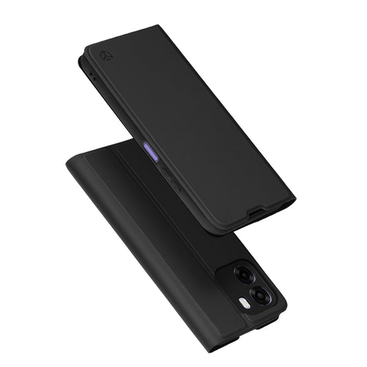 Etui til Oppo A6x 4G / A6x, Techsuit, Magskin Book, Sort