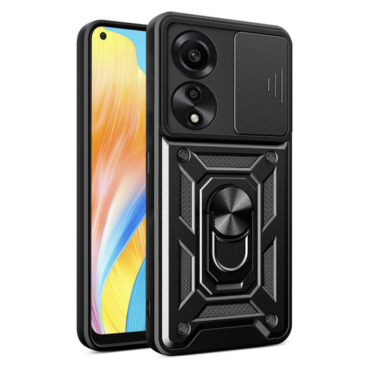 Cover til Oppo A78 4G, Techsuit, CamShield, Sort