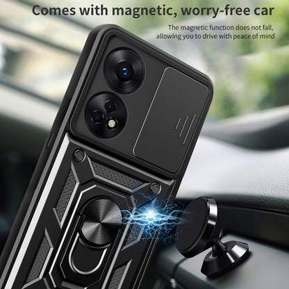 Cover til Oppo A78 4G, Techsuit, CamShield, Sort
