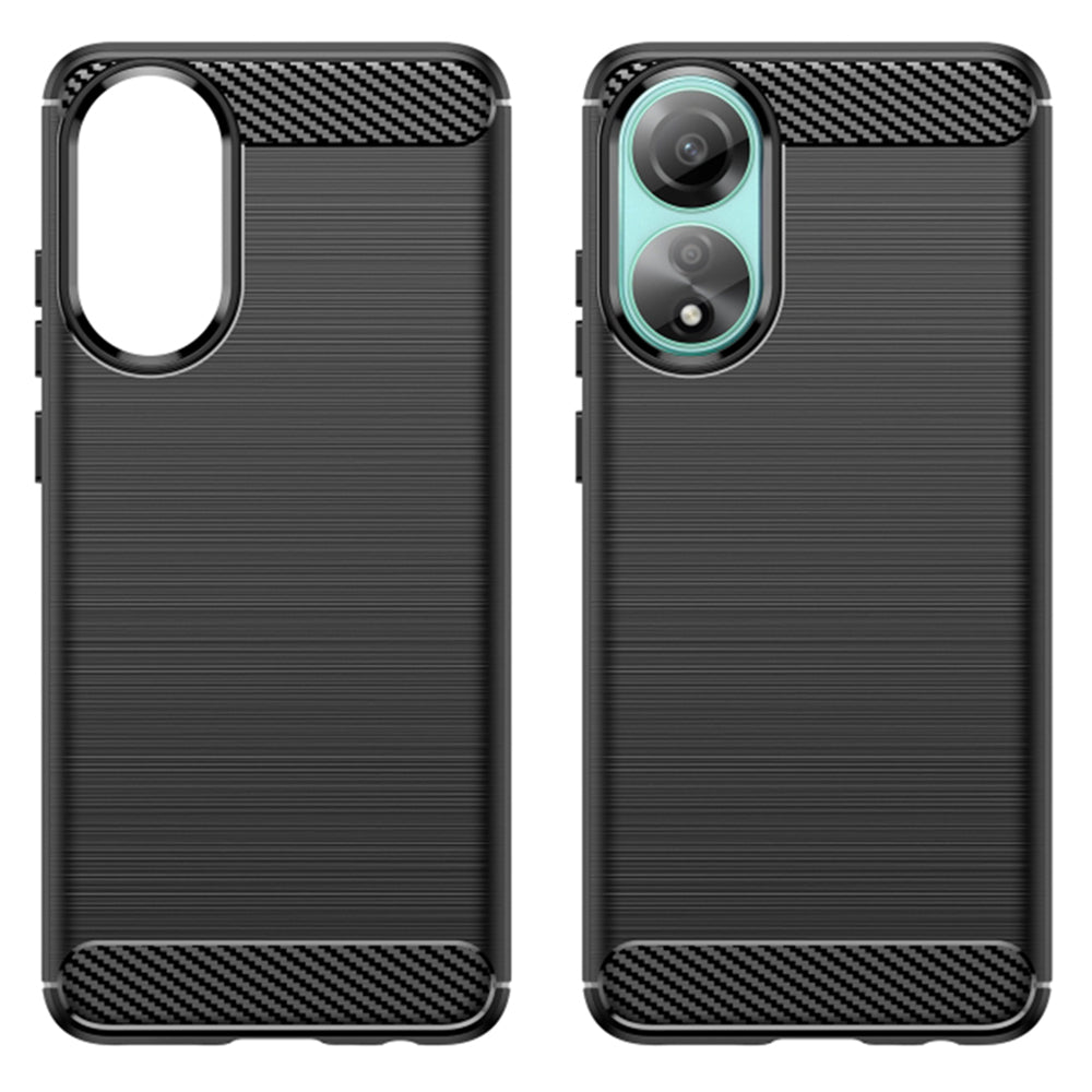 Cover til Oppo A78 4G, Techsuit, Carbon, Sort