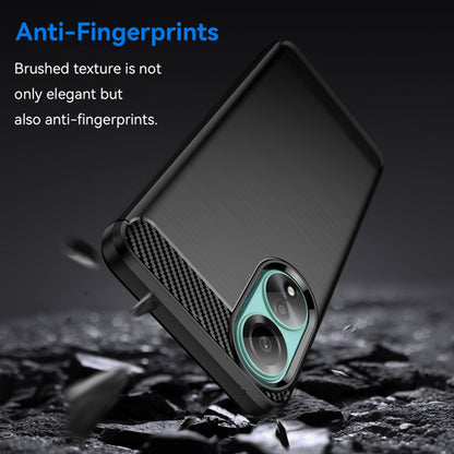 Cover til Oppo A78 4G, Techsuit, Carbon, Sort