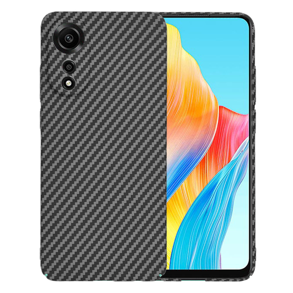 Cover til Oppo A78 4G, Techsuit, Carbonite FiberShell, Sort