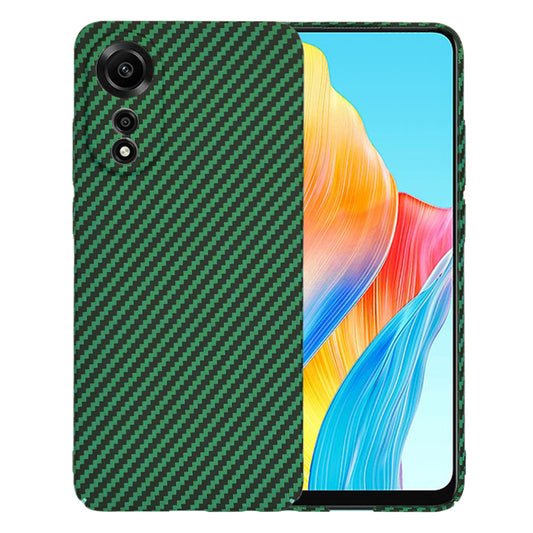 Cover til Oppo A78 4G, Techsuit, Carbonite FiberShell, Grøn