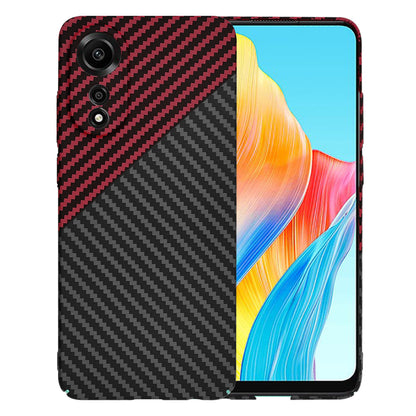 Cover til Oppo A78 4G, Techsuit, Carbonite FiberShell, Sort Rød