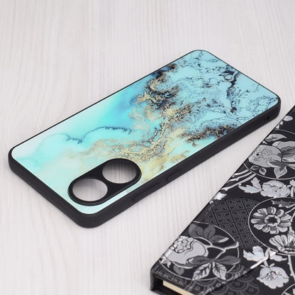 Cover til Oppo A78 4G, Techsuit, Glaze, Blå