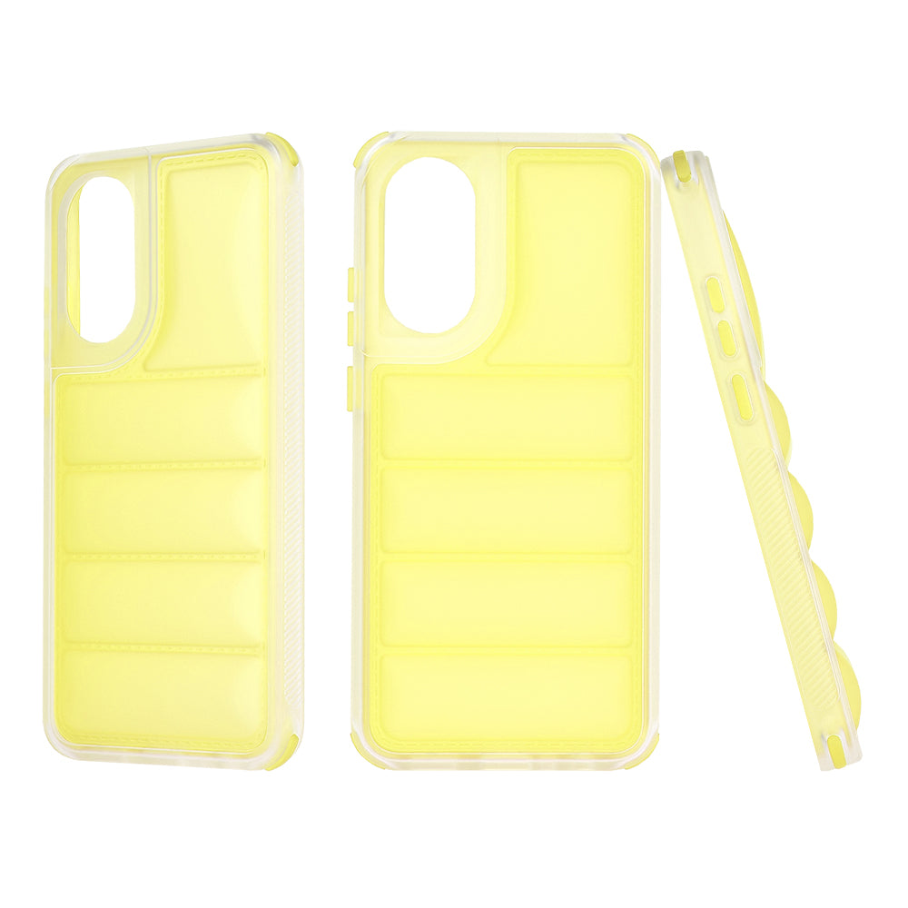 Cover til Oppo A78 4G, Techsuit, Wave Shield, Gul