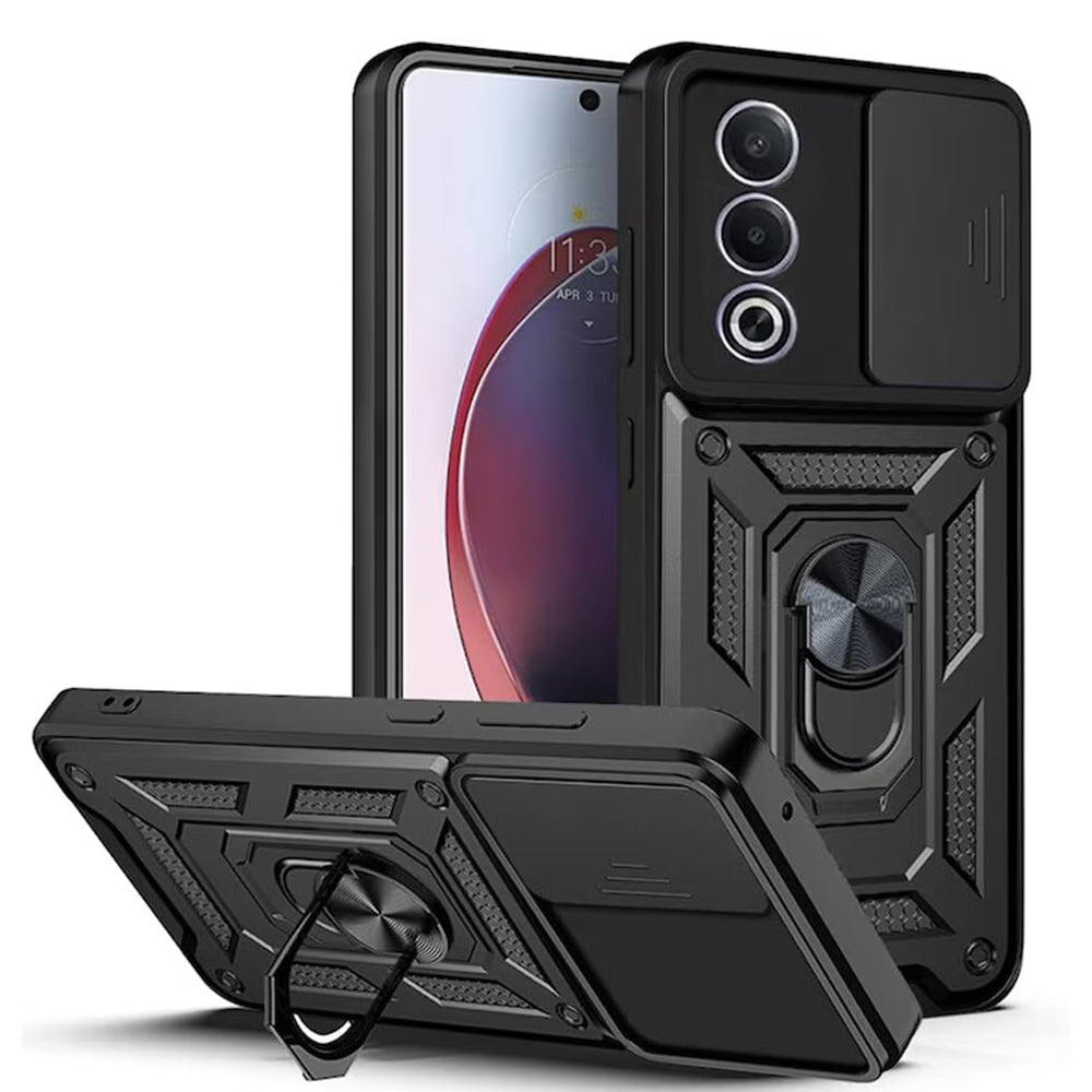 Cover til Oppo A80, Techsuit, CamShield, Sort