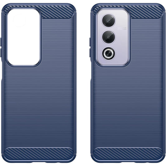 Cover til Oppo A80, Techsuit, Carbon, Blå