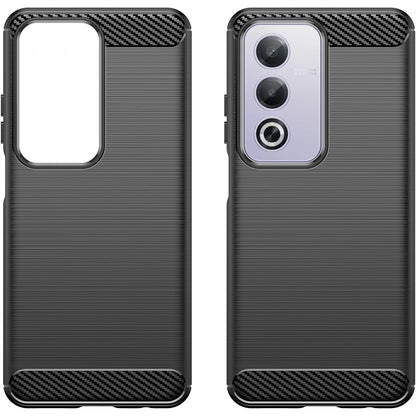 Cover til Oppo A80, Techsuit, Carbon, Sort