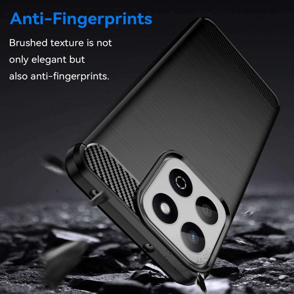 Cover til Oppo A80, Techsuit, Carbon, Sort