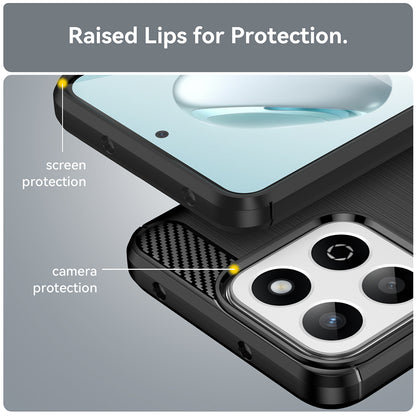 Cover til Oppo A80, Techsuit, Carbon, Sort
