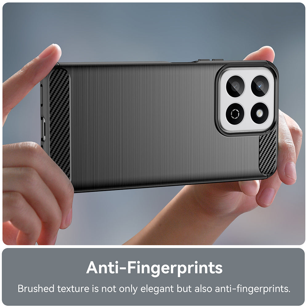 Cover til Oppo A80, Techsuit, Carbon, Sort