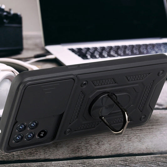Cover til Oppo A94 / Reno5 Lite, Techsuit, CamShield, Sort