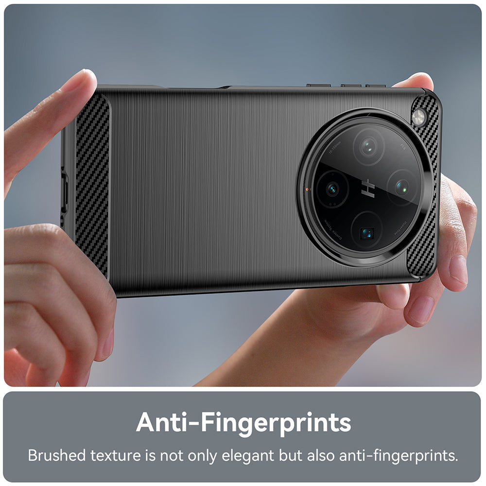 Cover til Oppo Find X8 Pro, Techsuit, Carbon, Sort