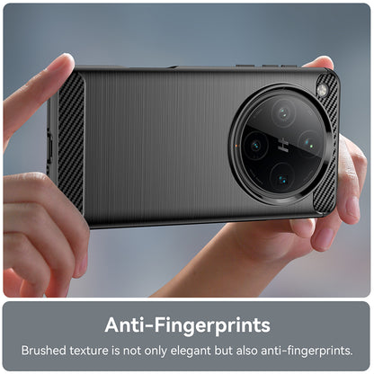 Cover til Oppo Find X8 Pro, Techsuit, Carbon, Sort