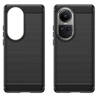Cover til Oppo Reno10 / Reno10 Pro, Techsuit, Carbon, Sort