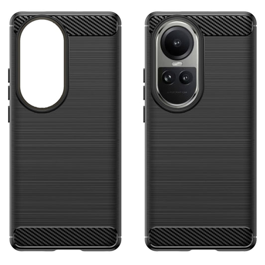 Cover til Oppo Reno10 / Reno10 Pro, Techsuit, Carbon, Sort