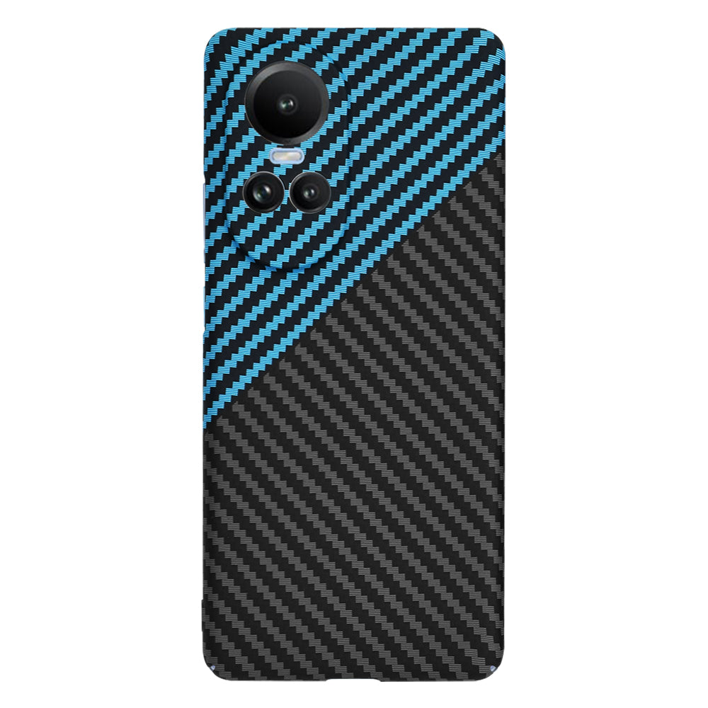 Cover til Oppo Reno10 / Reno10 Pro, Techsuit, Carbonite FiberShell, Sort Bleu