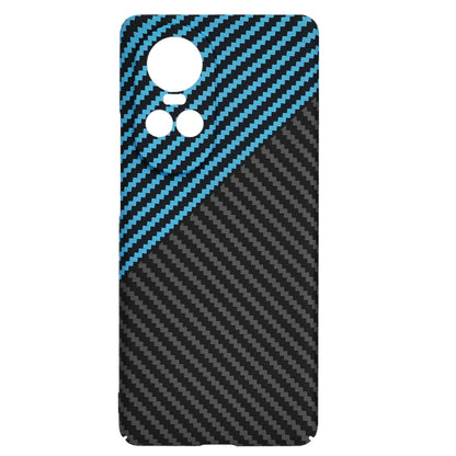 Cover til Oppo Reno10 / Reno10 Pro, Techsuit, Carbonite FiberShell, Sort Bleu