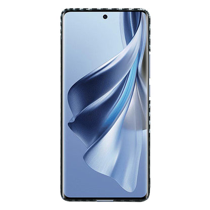 Cover til Oppo Reno10 / Reno10 Pro, Techsuit, Carbonite FiberShell, Sort Grå