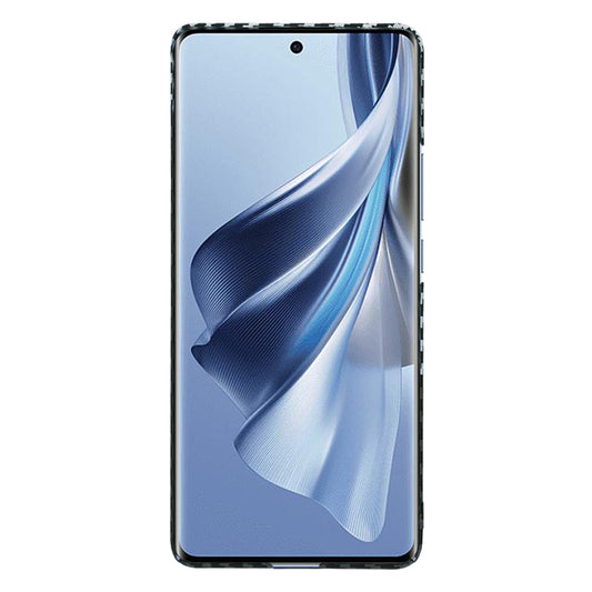Cover til Oppo Reno10 / Reno10 Pro, Techsuit, Carbonite FiberShell, Sort Grå