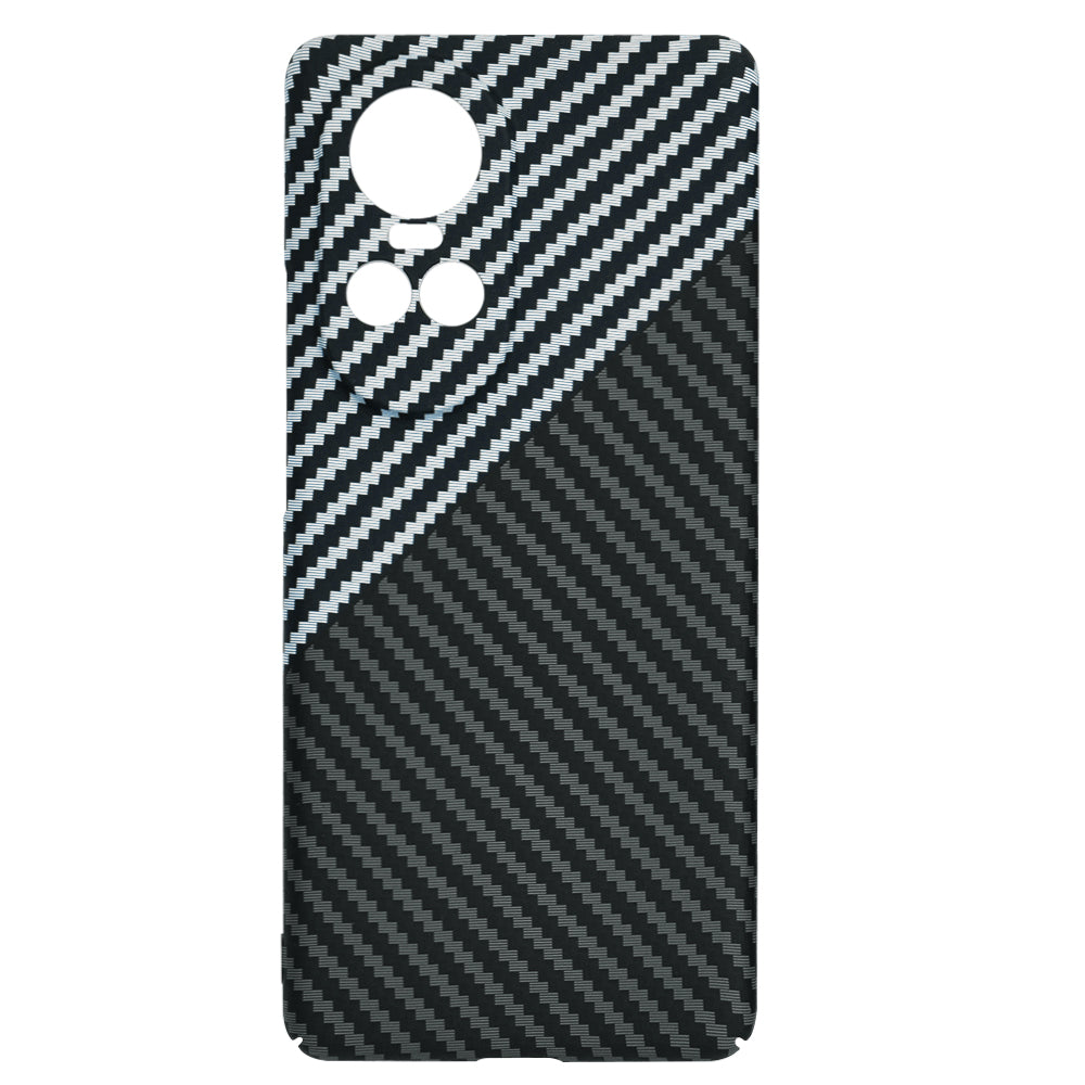 Cover til Oppo Reno10 / Reno10 Pro, Techsuit, Carbonite FiberShell, Sort Grå