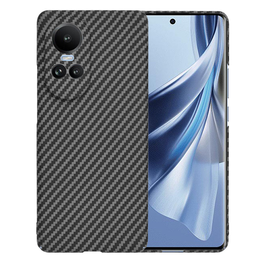 Cover til Oppo Reno10 / Reno10 Pro, Techsuit, Carbonite FiberShell, Sort