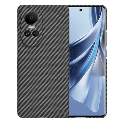 Cover til Oppo Reno10 / Reno10 Pro, Techsuit, Carbonite FiberShell, Sort