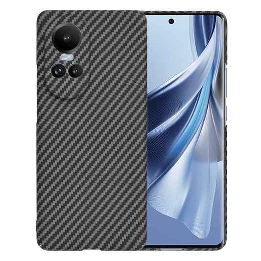 Cover til Oppo Reno10 / Reno10 Pro, Techsuit, Carbonite FiberShell, Sort