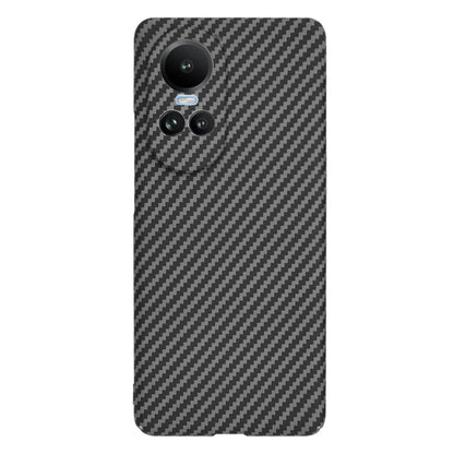 Cover til Oppo Reno10 / Reno10 Pro, Techsuit, Carbonite FiberShell, Sort