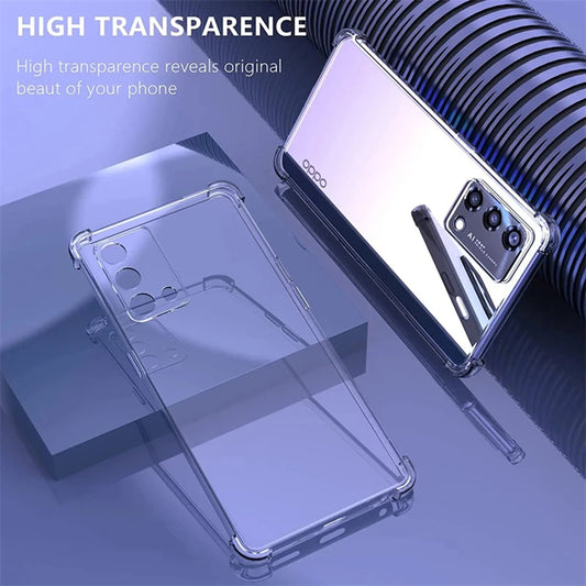 Cover til Oppo Reno10 / Reno10 Pro, Techsuit, Stødabsorberende Klar, Transparent