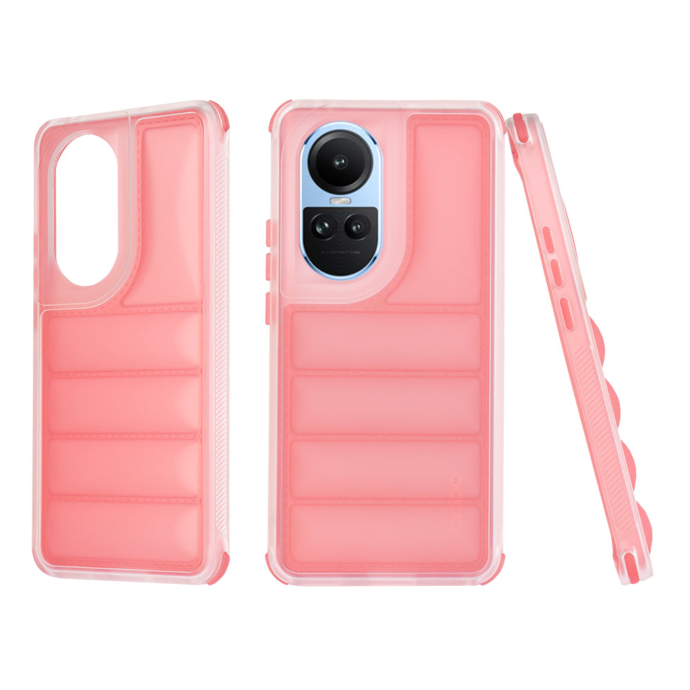 Cover til Oppo Reno10 / Reno10 Pro, Techsuit, Wave Shield, Rød