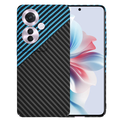 Cover til Oppo Reno11 F, Techsuit, Carbonite FiberShell, Sort Bleu