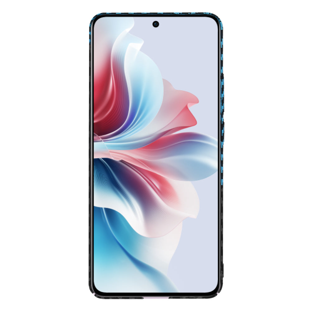 Cover til Oppo Reno11 F, Techsuit, Carbonite FiberShell, Sort Bleu