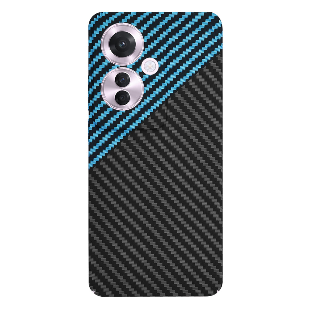 Cover til Oppo Reno11 F, Techsuit, Carbonite FiberShell, Sort Bleu